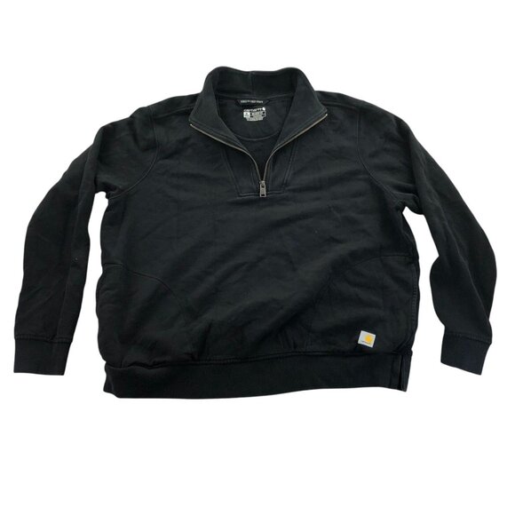 Carhartt Mens Sweatshirt Jacket Size XL Relaxed Fit 1/4 Zip Tencel Fiber Series - Picture 1 of 13
